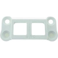 Ferco – Gâche pour crémone double 260mm – Installation rapide pour fenêtres PVC – Ajustement précis – Design discret et moderne