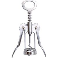 Ouvre-Bouteilles, Décapsuleur à Ailettes Vin Rouge avec Deux leviers Anti-dérapantes de Bière Wine Bottle Opener Spirale Ouvre-Bouteilles