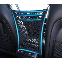 1 Pièces Filet de Rangement Adapté pour Ford Ranger T9 Raptor Wildtrak XLT 2026 2025 2024 2023, Organisateur de Siège Barrière Élastique Rangement Central Résistant Accessoire