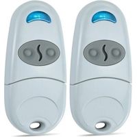 2PCS Télécommande Universelle de Portail, 433.92MHz Key Fob Transmitter Compatible avec Came Top432NA/432EE/432EV/432A/432M/432S/T432