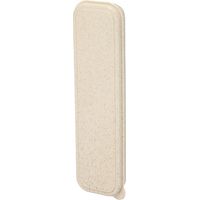 Scatola portaposate portatile, contenitore per stoviglie da viaggio, semplice contenitore per set di posate, 21 x 6 cm, beige