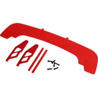 Pare-chocs avant en alliage d'aluminium 310 mm pour voitures RC ARRMA 1/7 et 1/8 (pièce de rechange, rouge).