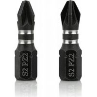Puntas de impacto smart pz2 25mm magnetizadas 2 unidades