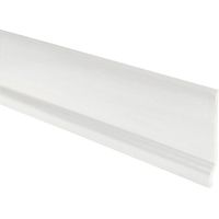 BATTISCOPA RESINA ESPANSA 65 x 9 mm - noce scuro- 10 pezzi - COLOREA