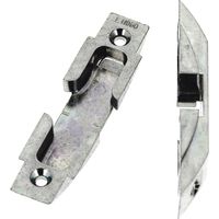 Ferco – Gâche pour crémone à toupiller – Entaillage de fraise 330 mm – Installation précise pour portes et fenêtres en bois – Compatible PVC