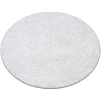 Teppich rund SANTA FE creme 031 eben, glatt, einfarbig beige rund 133 cm