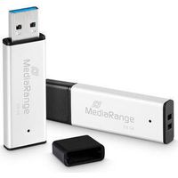 MediaRange MR1902 unidad flash USB 128 GB USB tipo A 3.2 Gen 1 (3.1 Gen 1) Negro, Plata