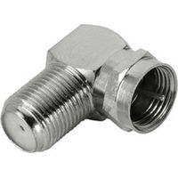 Adaptateur Satellite - ADAPT - Male-Femelle - 90° - Fiche F - Prise F