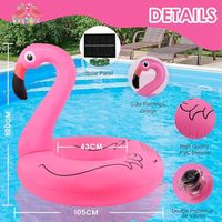 Bouée Flamant Rose Adulte Flamant Rose Gonflable Geant Ca.105Cm Bouée