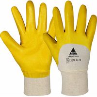 Hase Handschuhe Gelb/Blau Nitril "Erfurt Lite" 10