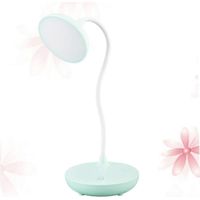 Wiederaufladbare USB-Tischlampe mit Touch-Steuerung, 360°-Drehung, einstellbarer Helligkeit, Leselampe für Zuhause und Büro