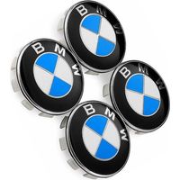 x Auto-Radnabenkappe, Bmw-Logo-Räder, Mittelfelgen-Logo-Felgenabzeichen, 68 mm