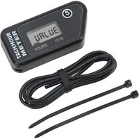 Compteur horaire numérique inductif, étanche IP68, compteur de RPM pour moto, noir, pour tondeuse à gazon, Dirt Bike