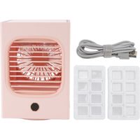 Ventilateur de bureau USB portable et silencieux - Rafraîchisseur d'air multifonction pour maison, bureau et salon