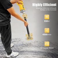 Bétonnière - 800W électrique bétonnière mélangeur de bouteilles 5600 R / min bulles rapides bétonnière manuelle béton compresseur mélangeur de bouteilles pour chantier de construction