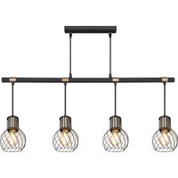 Plafonnier pendule salle à manger cage lampe suspendue TÉLÉCOMMANDE dans un ensemble comprenant des ampoules LED RVB