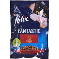 FELIX FANTASTIC CAT FOOD BEEF 85G