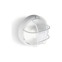 PLAFONIERA TONDA GRIGLIA BIANCO