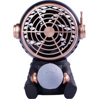 Ventilateur électrique, ventilateur de table astronaute, petit ventilateur électrique, ventilateur de table, ventilateur de bureau portable, USB, plastique de bureau