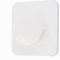Set 4 Pz Supporti Adesivi Per Bastone Per Tenda Bagno Aste Doccia Bianco 87358