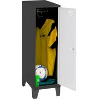 Simonrack Mini Schrank Anthrazit und Weiß 101,5x40x50 cm