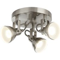 Plafonnier luminaire argent spot couloir bureau chambre salon éclairage