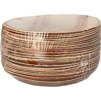 Assiette en feuille de palmier Ø 23 cm - Lot de 25