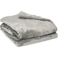 Couverture microflanelle 180x220 cm perle
