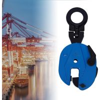 Gojoy – Pince de levage industrielle 2T pour plaque d'acier – Acier allié résistant à l'usure – Dispositif de verrouillage à ressort – Pour chantiers navals