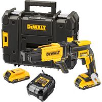 18V 2.0Ah DEWALT Gipskarton-Schrauber + 2 Batterien + Ladegerät - DCF620D2K