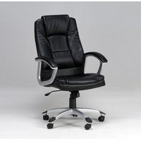 Le Quai Des Affaires – Fauteuil de bureau BOSS noir – Hauteur réglable 106-116 cm – Finition polyuréthane – Dimensions 64x69 cm