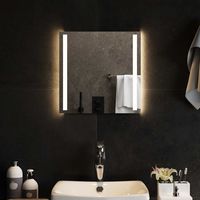 Espejo de baño con LED 40x40 cm vidaXL