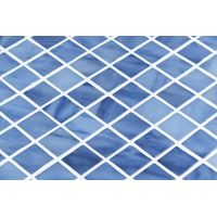 Emaux de verre - VANGUARD - Blue Macauba - Brillant - 2,5x2,5x0,5cm