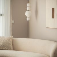 Suspension LED 10W Métal et Verre Slim Atira Doré