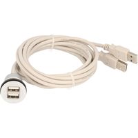 2 x USB 2.0 Buchse A - 2 x USB 2.0 Stecker A RRJ2USB150CM Schlegel Inhalt: 1 St.