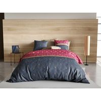 Housse de couette 240x220 Lily + 2 taies 100% coton 57 fils