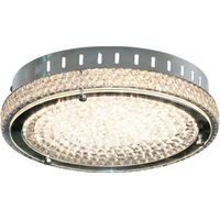 Italux Nino Plafoniera Classica Cilindrica a 1 Luce LED, 3000K