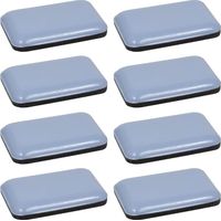 Cyclingcolors – Patin glisseur téflon autocollant 8x rectangulaire 35 x 25 mm – Protection sol parquet – Pour pieds de chaise et meubles