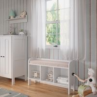 Scaffale per bambini Ajaton, Bianco, 107.2 x 63.8 cm, Vitalispa