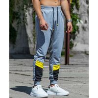 Pantalon de jogging gris pour homme Recea M