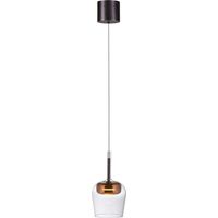 Lampada a sospensione rame vetro dimmer CCT LED 9W Neuhaus