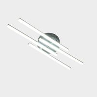Plafonnier LED Moderne, Plafonnier Chambre, 24W luminaire plafonnier 4 Lumières, Lampe de Plafond LED, Plafonniers Salon, 6500K Blancluminaires intérieur, Couloir, Cuisine, Ø60CM [Classe énergétique E