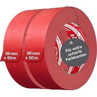 Kip Tape 3301 Ultra Sharp ruban de masquage en pack de deux - ruban de peintre professionnel - bords ultra coupants pour peindre & vernir, 30mm x 50m