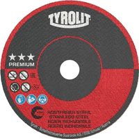 Disco de corte PREMIUM D.50mm Grosor del disco 1mm Agujero recto 10mm TYROLIT