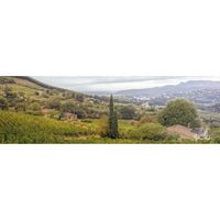 Tableau sur toile Cassis pluie 30x97 cm - Impression sur Toile Murale Décorative - Image imprimée en HD sur Toile - Toile sur Châssis en Bois FSC - Fabriqué en France