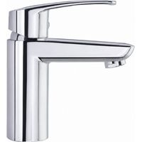 Miscelatore per lavabo "New fly", alto 158 mm, con scarico a scomparsa.
