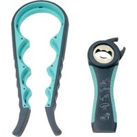 Kit abrebotellas, abridor de tapas multiabridor, abrelatas antideslizante