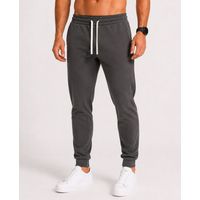 Pantalon de survêtement pour homme avec cordon de serrage et taille élastique, graphite Recea M