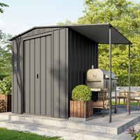 Globel Industries Gerätehaus "Gartenmanager Dream 65", anthrazit, 2,83 m², inkl.Schleppdach