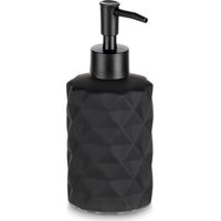 Glass Soap Dispenser, Black, 330 ml Capacity